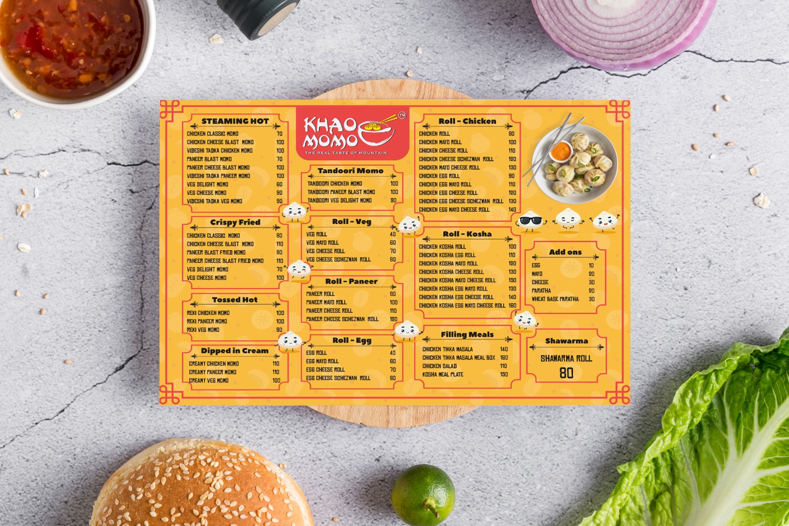 Menu design 8 by Brandingo